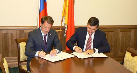 Подписан договор о сотрудничестве с Воронежской областью